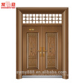 Puerta de oscilación de acero profesional de las puertas del metal del proveedor profesional de China con la ventana